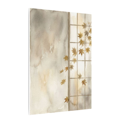 Warm Shoji Screen Canvas Art - Watercolor Japandi