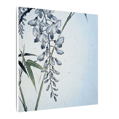 Zen Wisteria in Moonlight | Ukiyo E Inspired Canvas Art