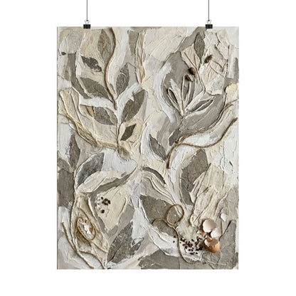 Japandi Textured Wall Art Print Art Print