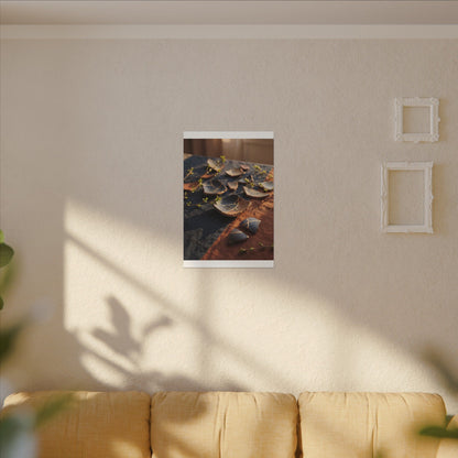 Spring Broken Pottery Gold Vein Canvas Art | Philosophical Decor
