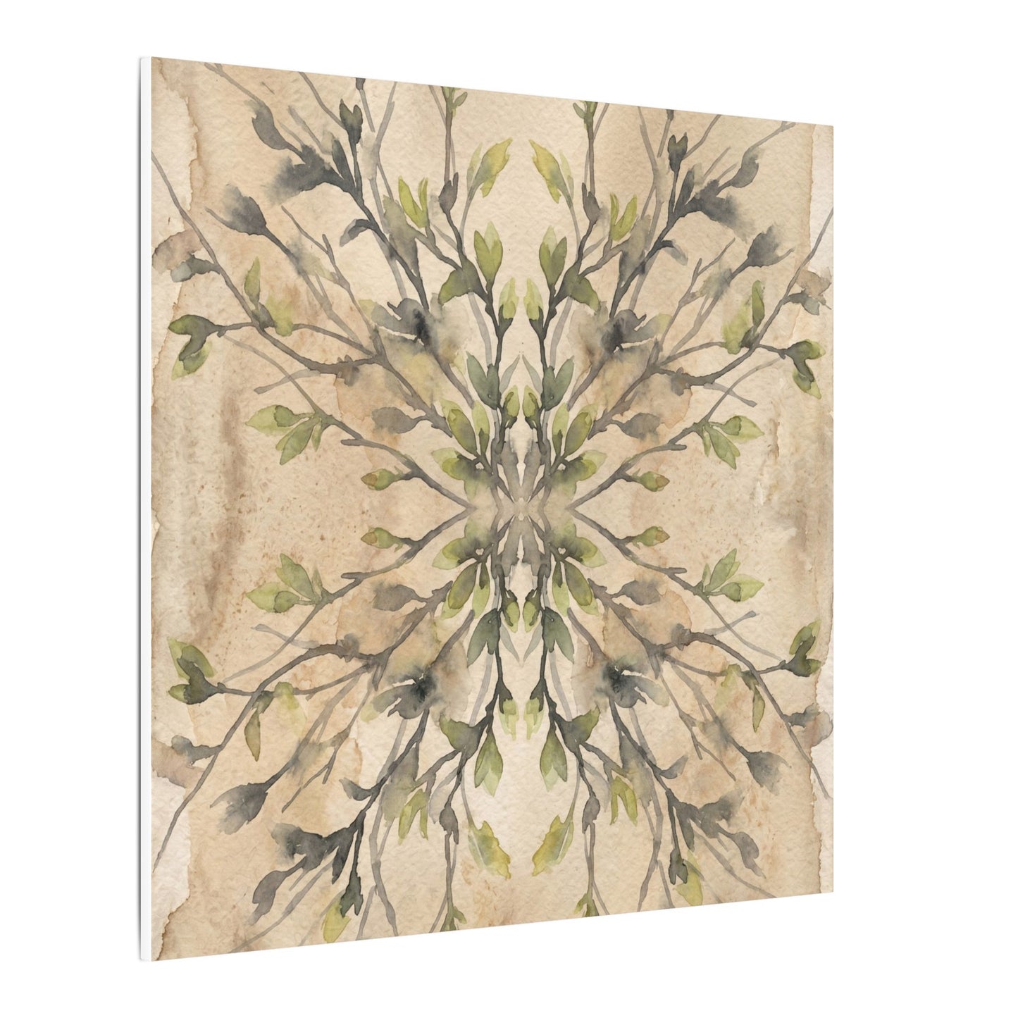 Shibui Shadow Play Canvas Art - Japandi Watercolor