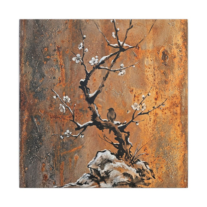 Datsuzoku Rust Patina Canvas Art - Zen Sumi E
