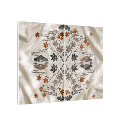 Elegant Silk Drape Canvas Art - Japanese Pattern Japandi