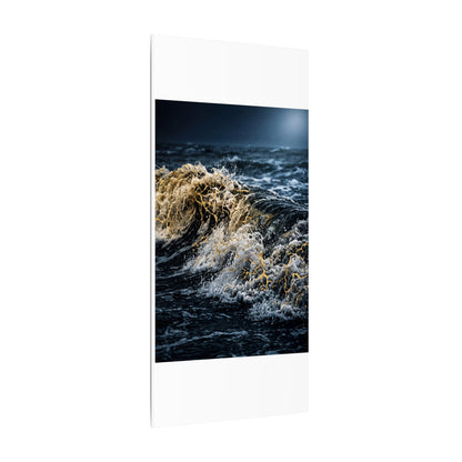 Ocean Wave Winter Canvas Art | Kintsugi Artful Design
