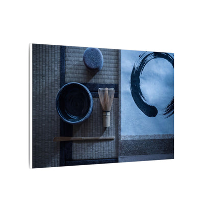 Tea Ceremony Enso Canvas Art | Calm Zen Art