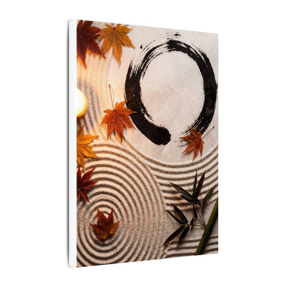 Tranquil Rock Garden Canvas Art - Enso Zen