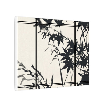 Shoji Screen Canvas Art | Summer Japandi Minimal Line Art