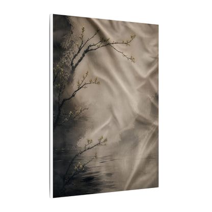 Silk Drape Canvas Art | Spring Japandi Japanese Pattern Art