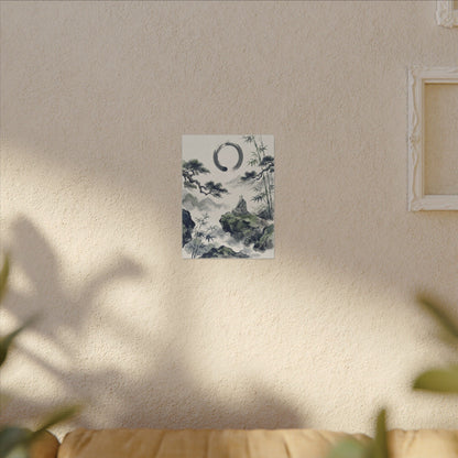 Zen Sumi-e Canvas Art
