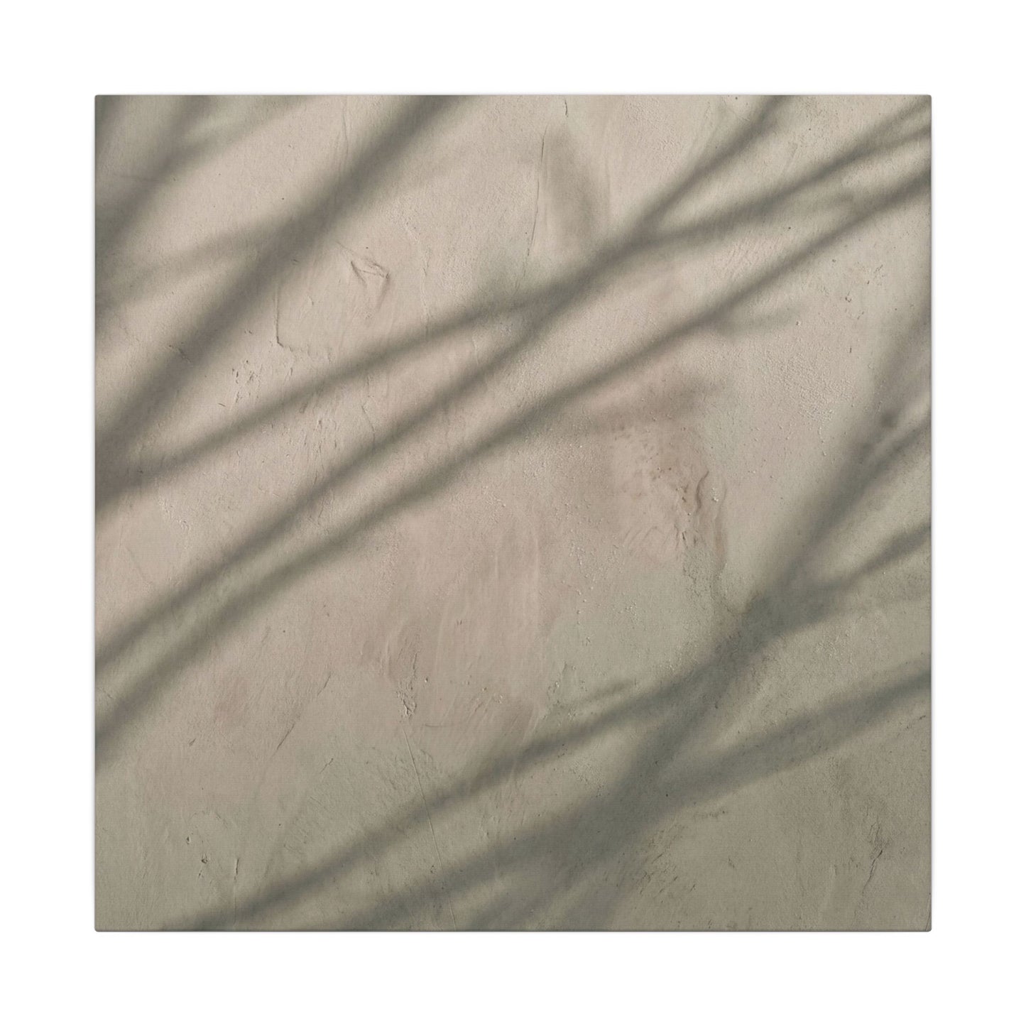 Shadow Play Japanese Pattern Canvas Art | Warm Japandi Art