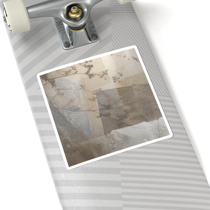 Shadow Play Sticker | Winter Japandi Texture Art