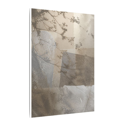 Neutral Shadow Play Canvas Art - Texture Japandi