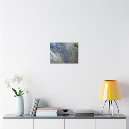 Spring Incense Smoke Japanese Pattern Canvas Art | Neutral Decor