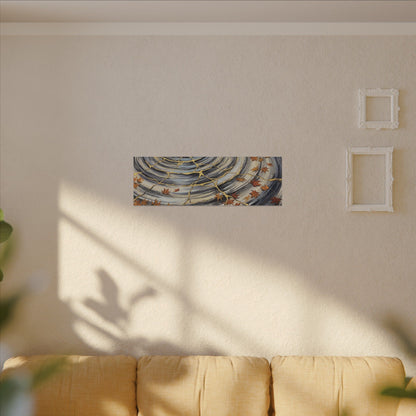 Moonlight Water Ripple Canvas Art - Kintsugi Fukinsei