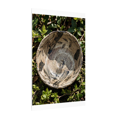 Elegant Ceramic Bowl Canvas Art - Japanese Pattern Japandi