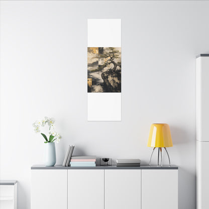 Golden Hour Pine Tree Canvas Art - Japandi Datsuzoku