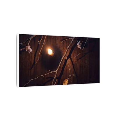 Datsuzoku Cherry Blossom Canvas Art - Dark Japandi Moody Minimal