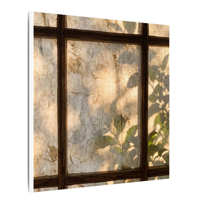 Golden Hour Shoji Screen Canvas Art - Japandi Mono No Aware