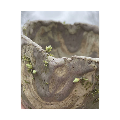 Overcast Ceramic Bowl Canvas Art - Japandi Fukinsei