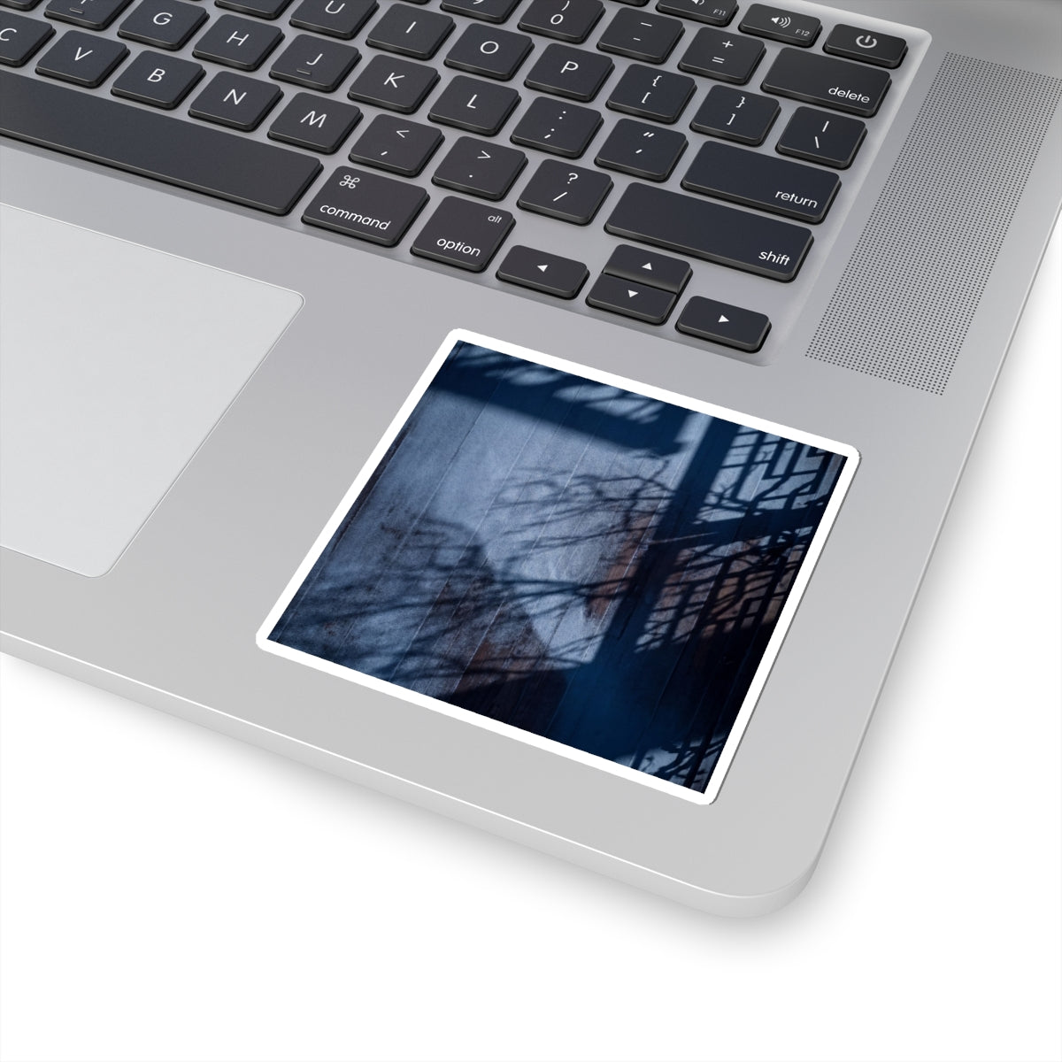 Mono No Aware Shadow Play Sticker - Dark Japandi Moody Minimal