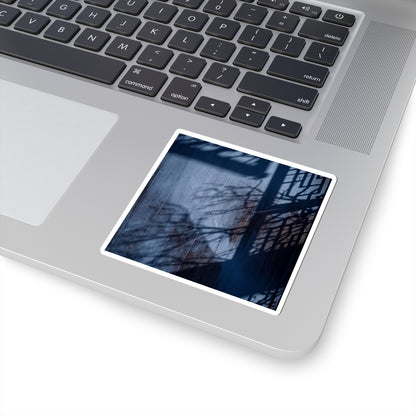 Mono No Aware Shadow Play Sticker - Dark Japandi Moody Minimal