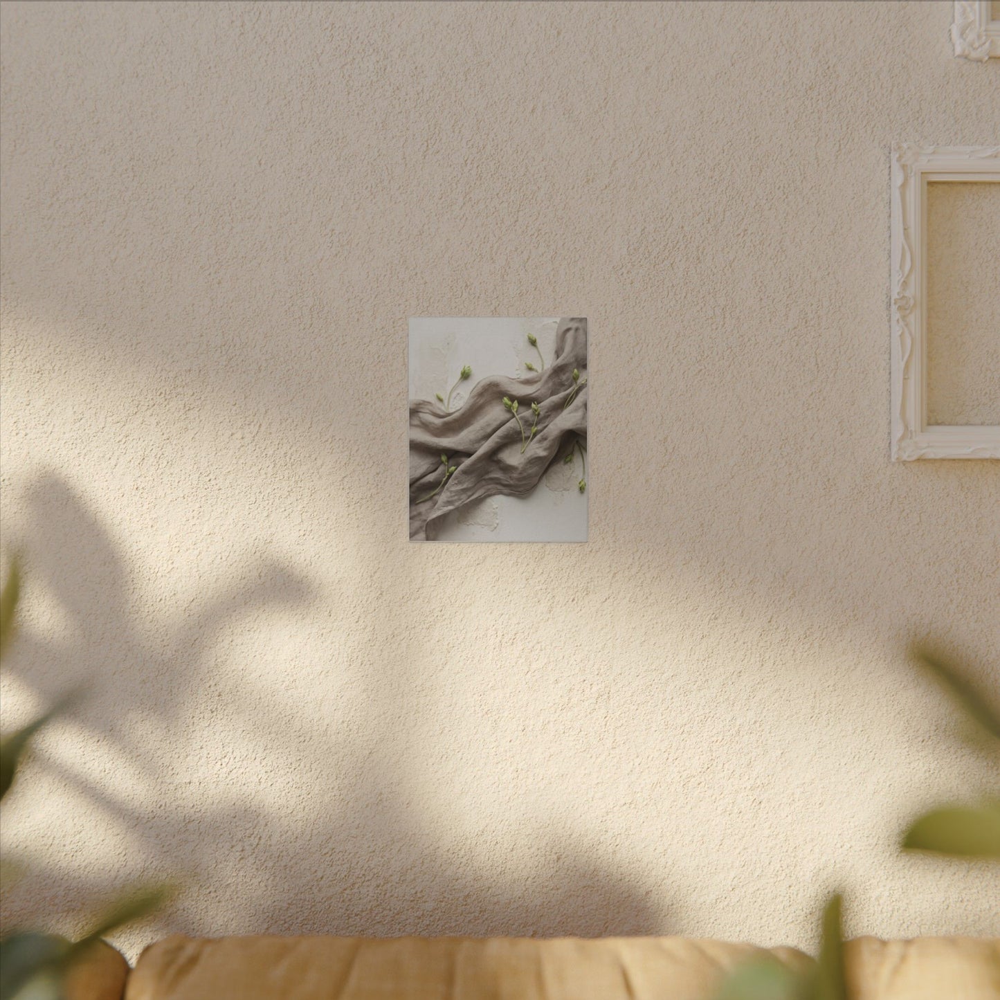Overcast Silk Drape Canvas Art - Japandi Ma