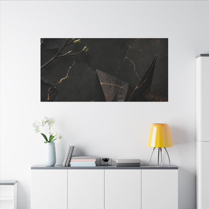 Paper Fold Canvas Art | Spring Kintsugi Broken Beauty Art