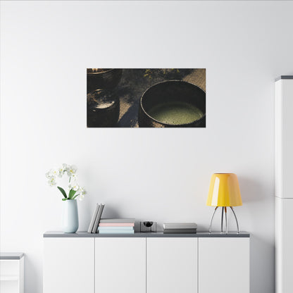 Ma Tea Ceremony Canvas Art - Zen Sumi E