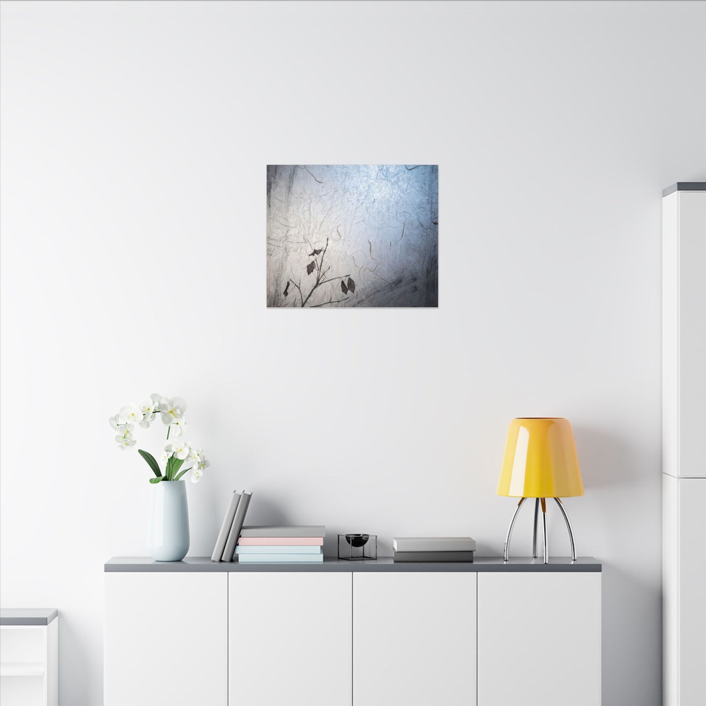 Moonlight Shoji Screen Canvas Art - Japandi Shibui