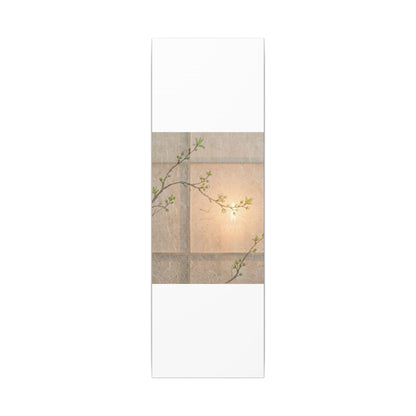 Spring Cherry Blossom Forest Whimsy Canvas Art | Rustic Decor