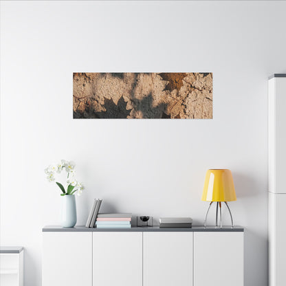 Cozy Shadow Play Canvas Art - Texture Japandi
