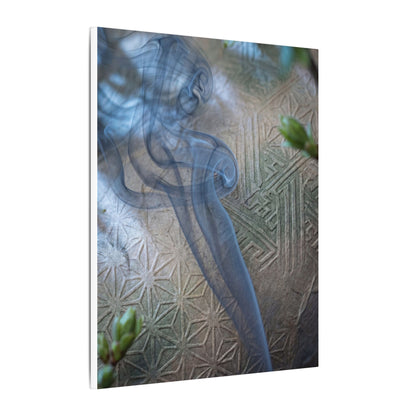 Spring Incense Smoke Japanese Pattern Canvas Art | Neutral Decor