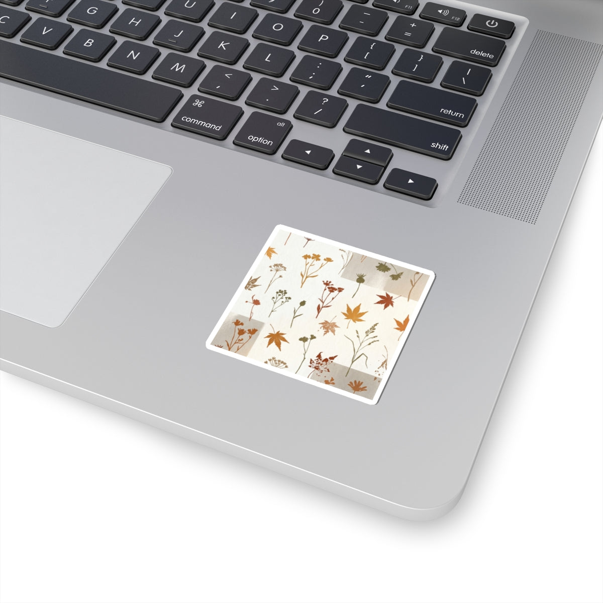 Dried Flowers Autumn Sticker | Japandi Warm Design