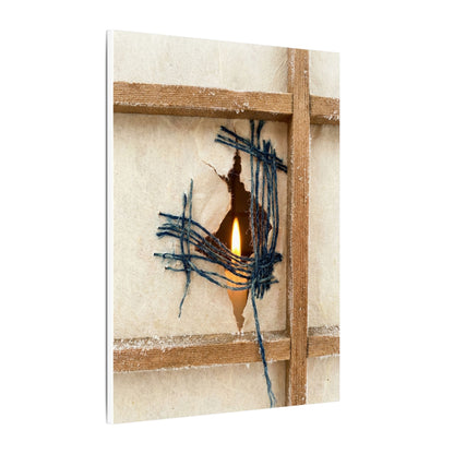 Winter Shoji Screen Broken Beauty Canvas Art | Resilient Decor