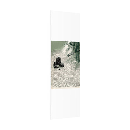 Shibui Rock Garden Canvas Art - Zen Ukiyo E Inspired