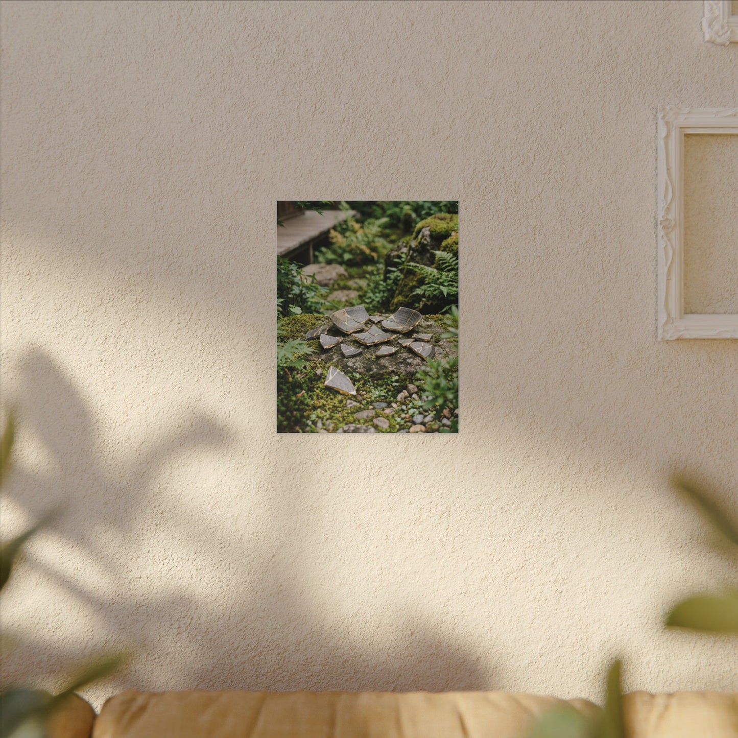 Summer Broken Pottery Gold Repair Canvas Art | Resilient Decor