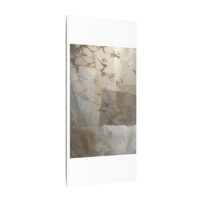 Neutral Shadow Play Canvas Art - Texture Japandi