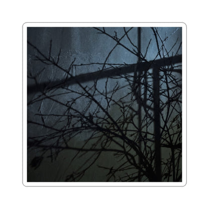 Dark Japandi Shadow Play in Moonlight | Moody Minimal Sticker