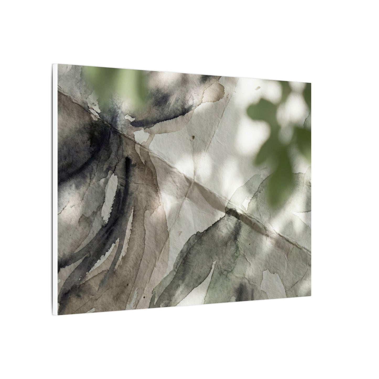 Spring Paper Fold Watercolor Canvas Art | Warm Decor