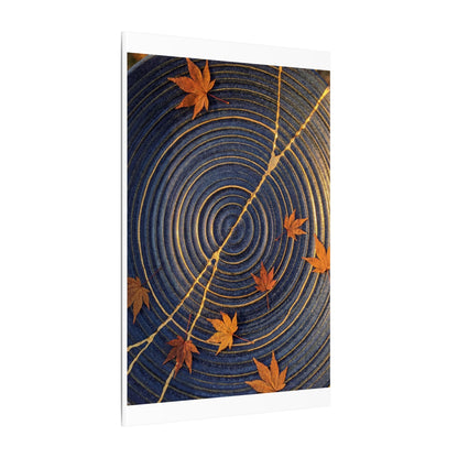 Water Ripple Gold Repair Canvas Art | Healing Kintsugi Art