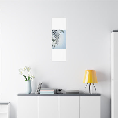 Zen Wisteria in Moonlight | Ukiyo E Inspired Canvas Art