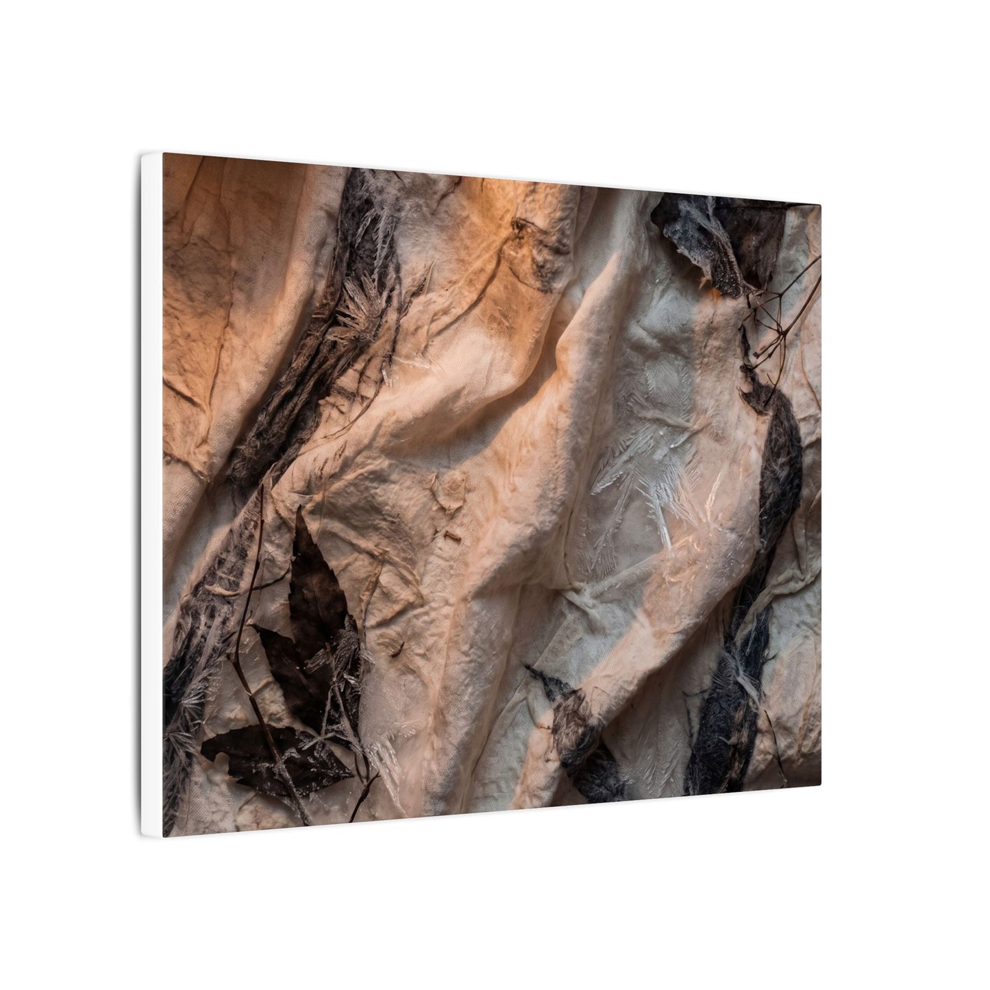 Candlelight Silk Drape Canvas Art - Japandi Mono No Aware