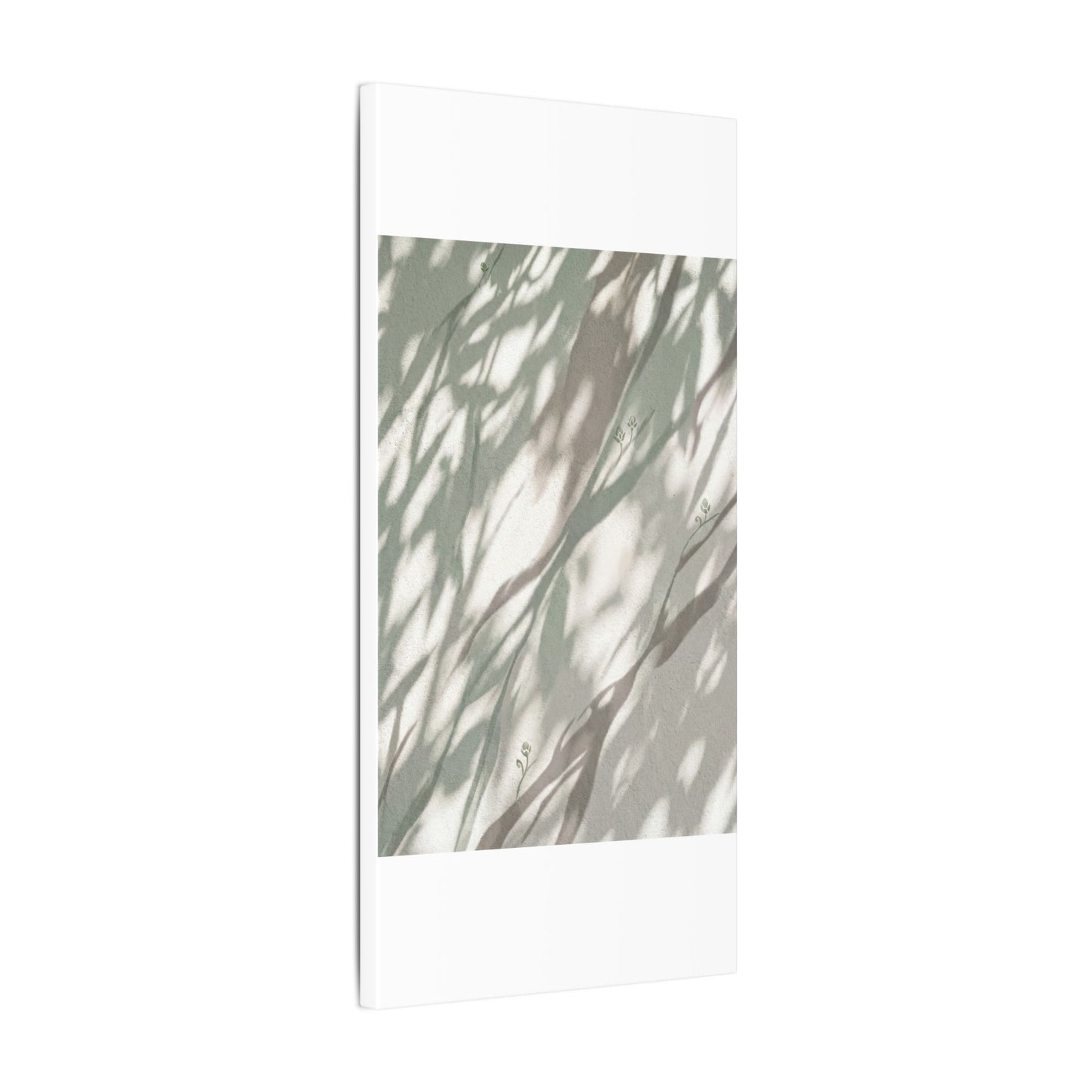 Japandi Shadow Play in Dappled | Japanese Pattern Canvas Art