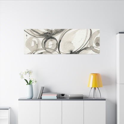 Handcrafted Feel Japandi Watercolor Canvas Art