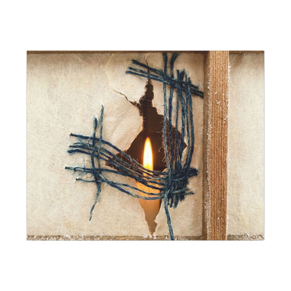 Winter Shoji Screen Broken Beauty Canvas Art | Resilient Decor