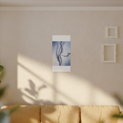 Incense Smoke Spring Canvas Art | Zen Tranquil Design