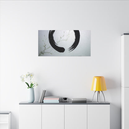 Tea Ceremony Enso Canvas Art | Peaceful Zen Art