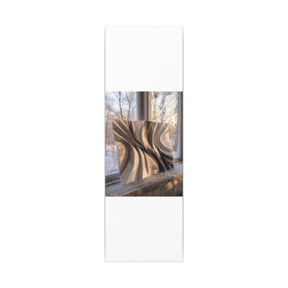 Mono No Aware Paper Fold Canvas Art - Japandi Minimal Line