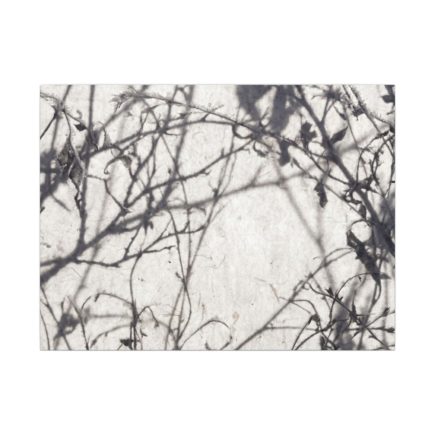 Winter Shadow Play Japanese Pattern Canvas Art | Elegant Decor