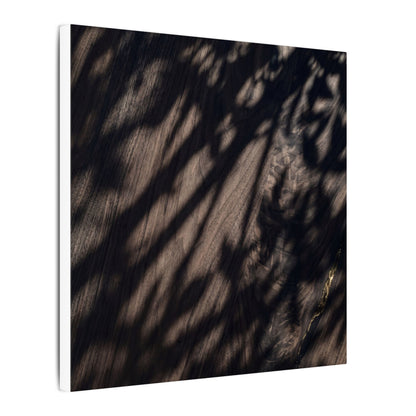 Shadow Play Summer Canvas Art | Dark Japandi Moody Design